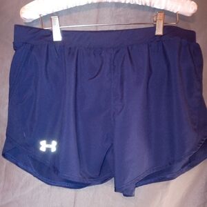 Under armour navy running shorts size large